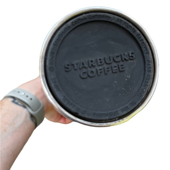 Starbucks 2006 Marilyn Siver Stainless Steel Thermos 17 oz - Picture 5 of 6